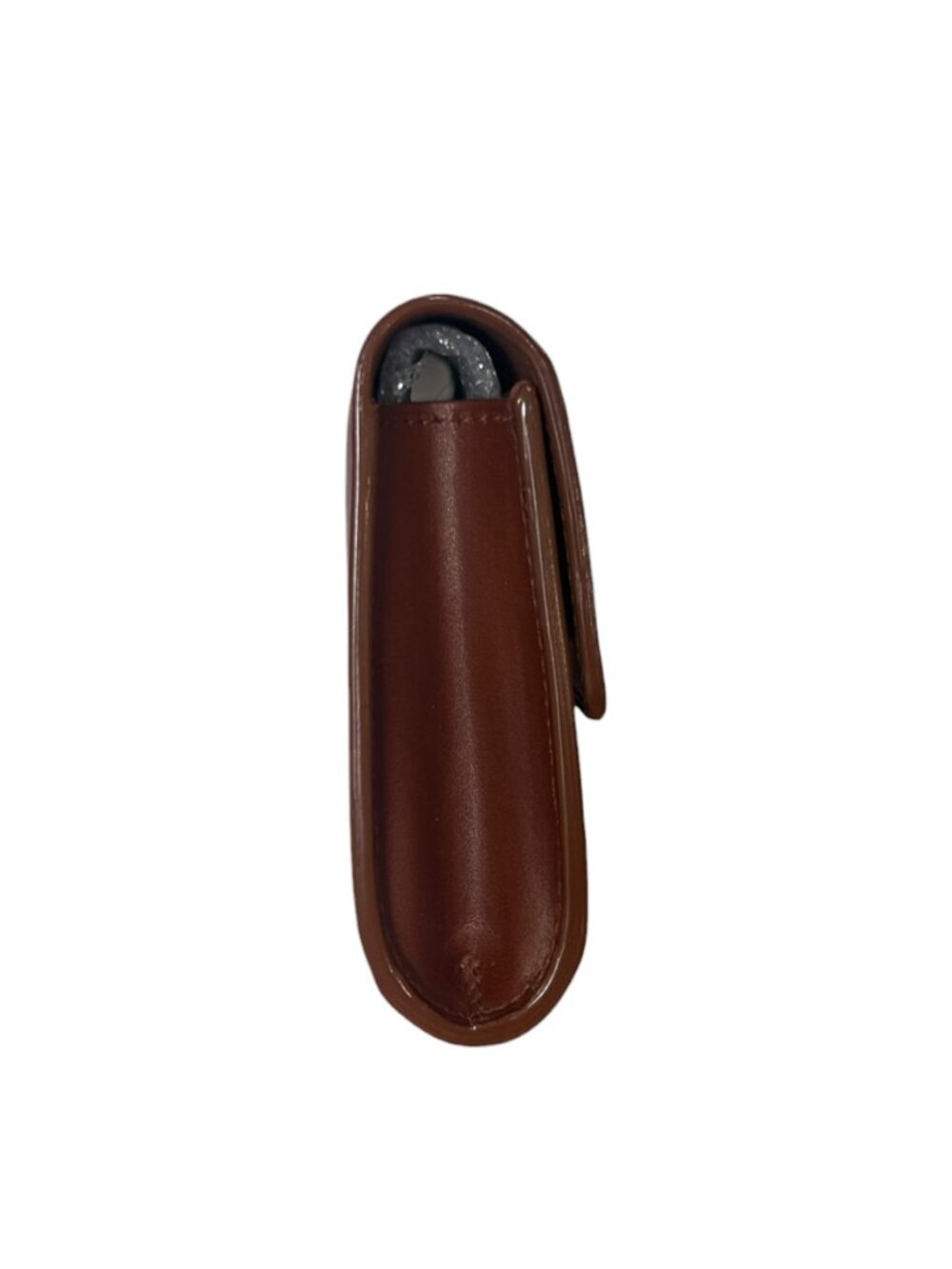 $1690 Gabriela Hearst Cognac Brown Leather Flap Phone Wallet - Picture 3 of 10